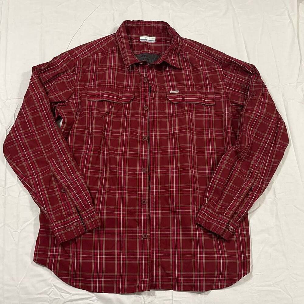 Columbia Men's Silver Ridge Plaid Long Sleeve Button-Down Shirt